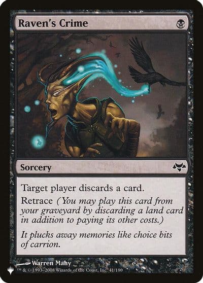 Ravens Crime The List Reprints Magic card