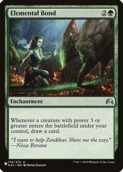 Elemental Bond The List Reprints Magic card