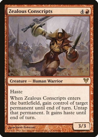 Zealous Conscripts Avacyn Restored Magic card