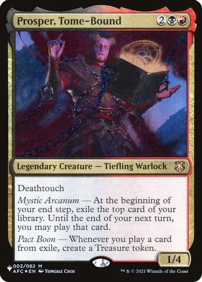 Prosper Tome Bound The List Reprints Magic card