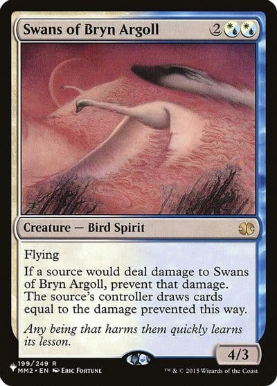 Swans of Bryn Argoll The List Reprints Magic card