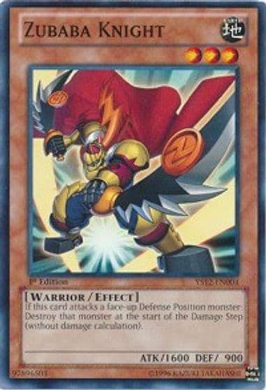 Zubaba Knight Starter Deck: Xyz Symphony Yu-Gi-Oh! card