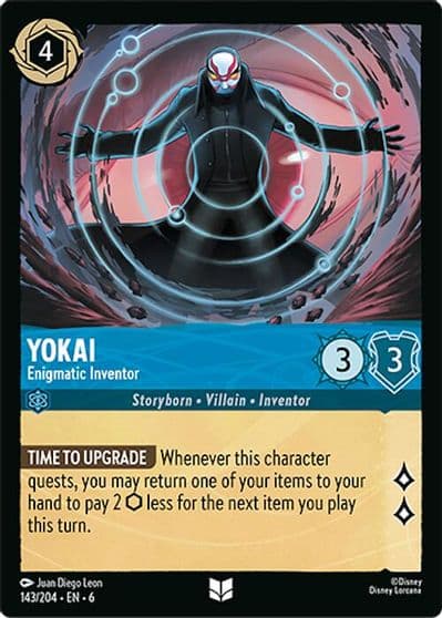 Yokai Enigmatic Inventor Azurite Sea Lorcana card