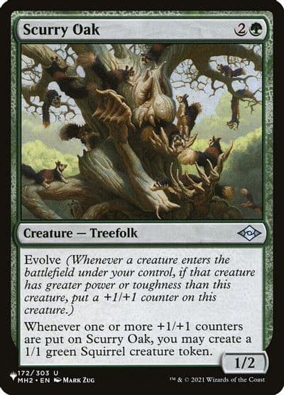 Scurry Oak The List Reprints Magic card