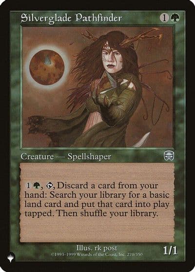 Silverglade Pathfinder The List Reprints Magic card