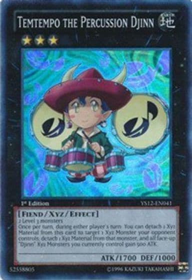 Temtempo the Percussion Djinn Starter Deck: Xyz Symphony Yu-Gi-Oh! card