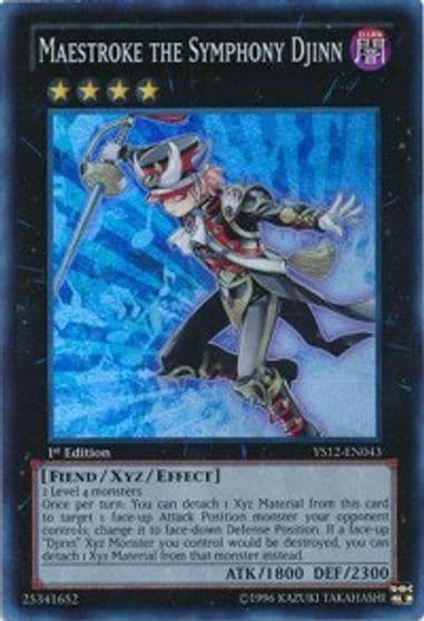 Maestroke the Symphony Djinn Starter Deck: Xyz Symphony Yu-Gi-Oh! card