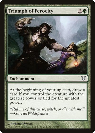 Triumph of Ferocity Avacyn Restored Magic card