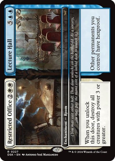 Restricted Office Lecture Hall Promo Pack: Duskmourn: House of Horror Magic card