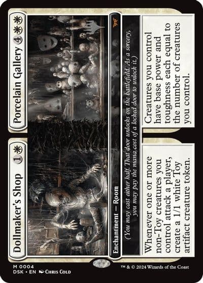 Dollmakers Shop Porcelain Gallery Promo Pack: Duskmourn: House of Horror Magic card