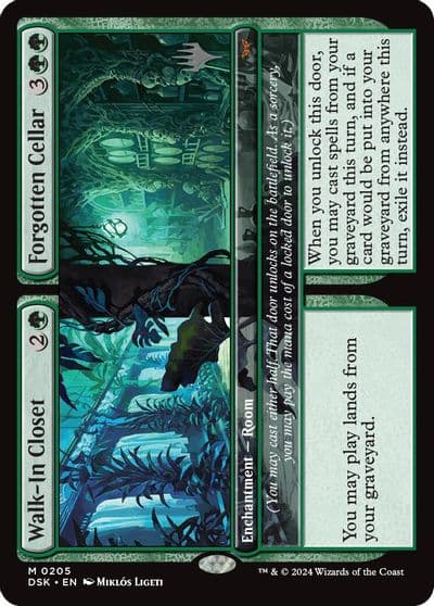 Walk In Closet Forgotten Cellar Promo Pack: Duskmourn: House of Horror Magic card