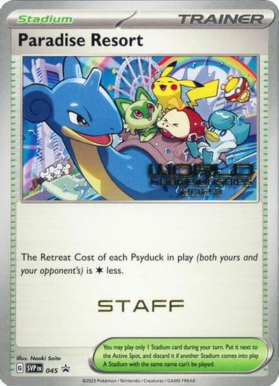 Paradise Resort - 045 (World Championships 2023) [Staff] SV: Scarlet & Violet Promo Cards Pokemon card