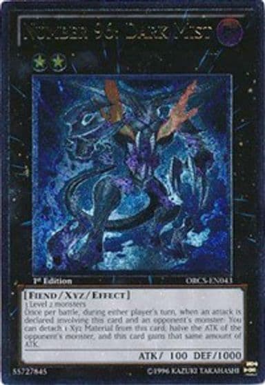 Number 96 Dark Mist UTR Order of Chaos Yu-Gi-Oh! card