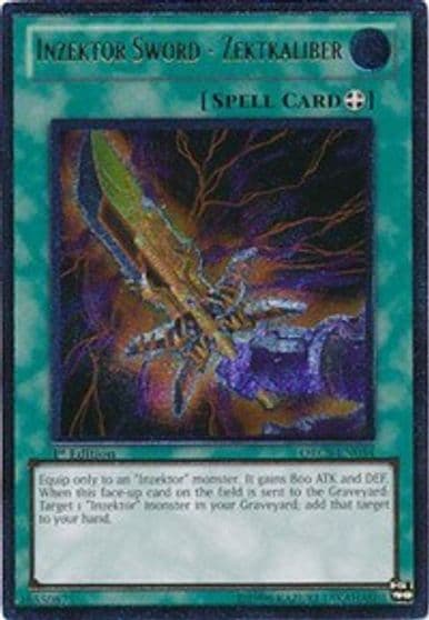 Inzektor Sword Zektkaliber UTR Order of Chaos Yu-Gi-Oh! card