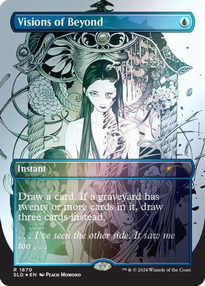 Visions of Beyond Rainbow Foil Secret Lair Drop Series Magic card