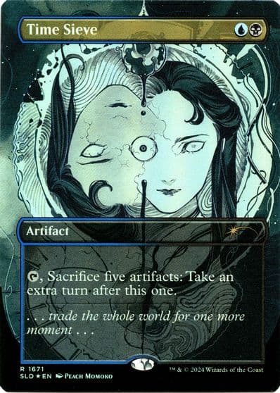 Time Sieve Rainbow Foil Secret Lair Drop Series Magic card