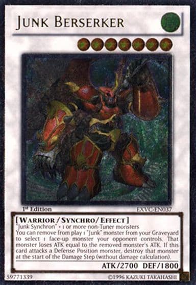 Junk Berserker UTR Extreme Victory Yu-Gi-Oh! card