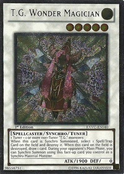 TG Wonder Magician UTR Extreme Victory Yu-Gi-Oh! card