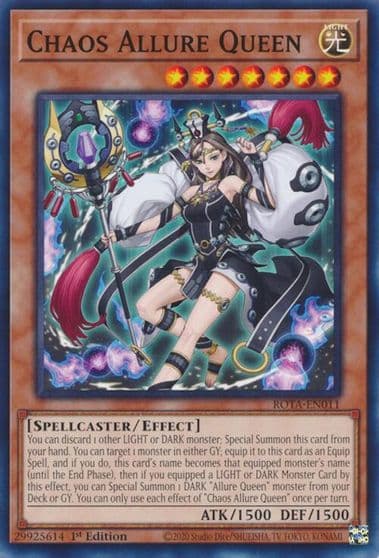 Chaos Allure Queen Rage of the Abyss Yu-Gi-Oh! card