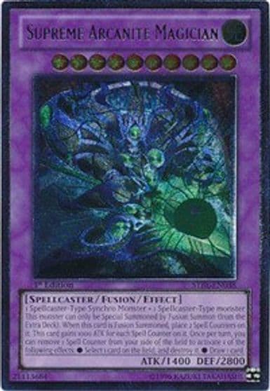 Supreme Arcanite Magician UTR Starstrike Blast Yu-Gi-Oh! card