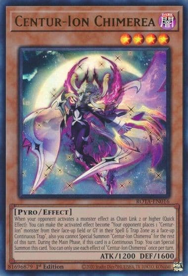 Centur Ion Chimerea Rage of the Abyss Yu-Gi-Oh! card