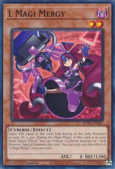 L Magi Mergy Rage of the Abyss Yu-Gi-Oh! card