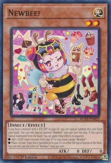 Newbee Rage of the Abyss Yu-Gi-Oh! card