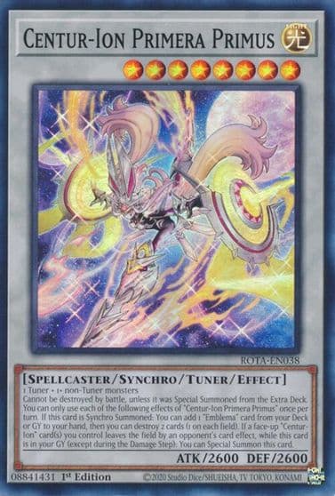 Centur Ion Primera Primus Rage of the Abyss Yu-Gi-Oh! card