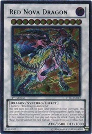 Red Nova Dragon UTR Starstrike Blast Yu-Gi-Oh! card