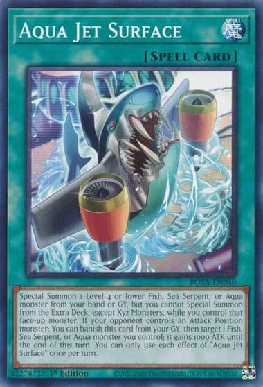 Aqua Jet Surface Rage of the Abyss Yu-Gi-Oh! card