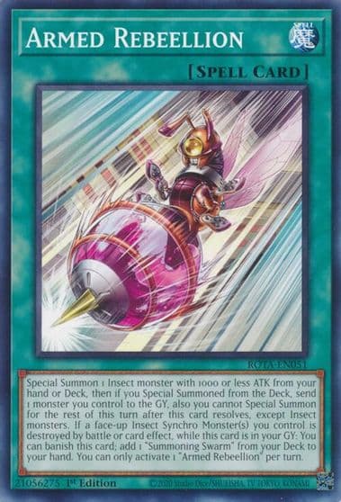 Armed Rebeellion Rage of the Abyss Yu-Gi-Oh! card