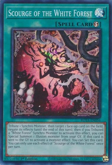 Scourge of the White Forest Rage of the Abyss Yu-Gi-Oh! card