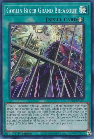 Goblin Biker Grand Breakout Rage of the Abyss Yu-Gi-Oh! card