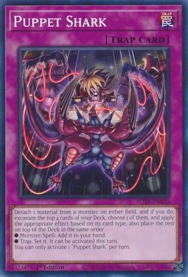 Puppet Shark Rage of the Abyss Yu-Gi-Oh! card