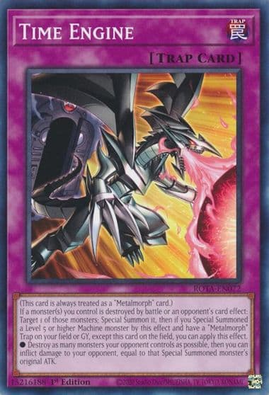 Time Engine Rage of the Abyss Yu-Gi-Oh! card