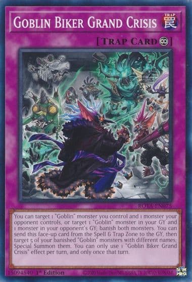 Goblin Biker Grand Crisis Rage of the Abyss Yu-Gi-Oh! card