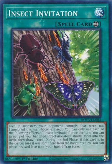 Insect Invitation Rage of the Abyss Yu-Gi-Oh! card