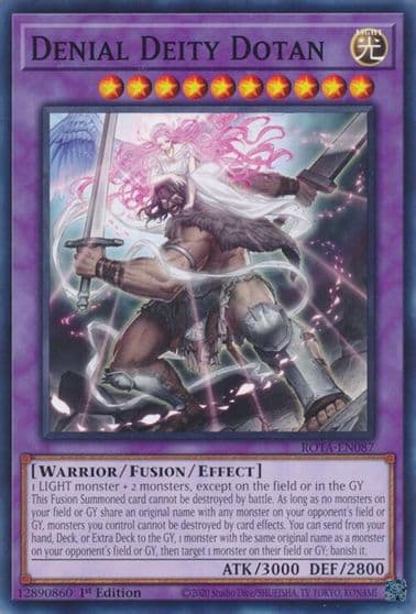 Denial Deity Dotan Rage of the Abyss Yu-Gi-Oh! card