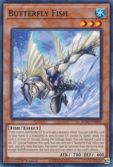 Butterfly Fish Rage of the Abyss Yu-Gi-Oh! card