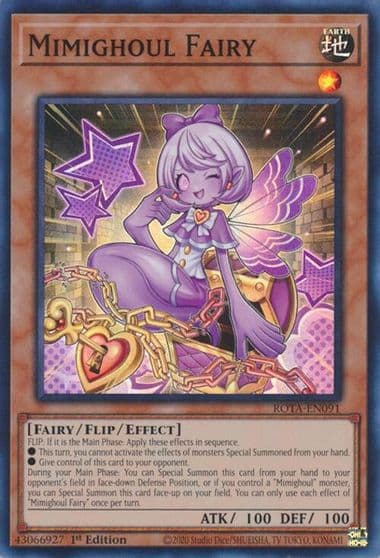 Mimighoul Fairy Rage of the Abyss Yu-Gi-Oh! card