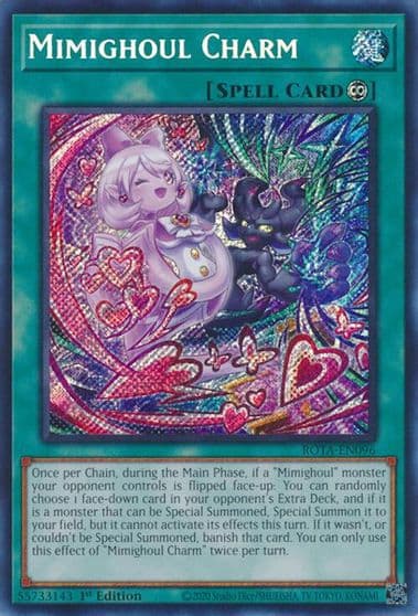 Mimighoul Charm Rage of the Abyss Yu-Gi-Oh! card