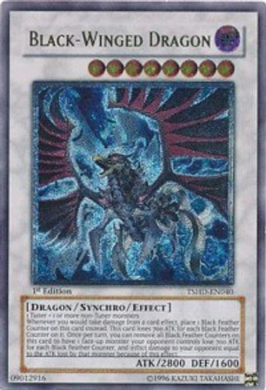 Black Winged Dragon UTR The Shining Darkness Yu-Gi-Oh! card