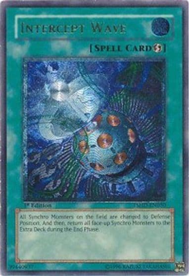 Intercept Wave UTR The Shining Darkness Yu-Gi-Oh! card