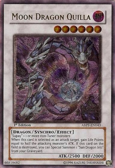 Moon Dragon Quilla UTR Absolute Powerforce Yu-Gi-Oh! card