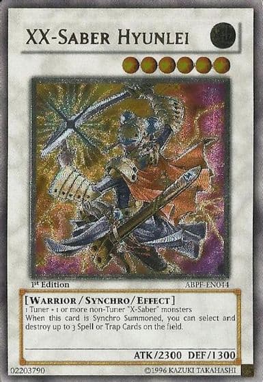 XX Saber Hyunlei UTR Absolute Powerforce Yu-Gi-Oh! card