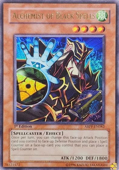 Alchemist of Black Spells UTR Absolute Powerforce Yu-Gi-Oh! card