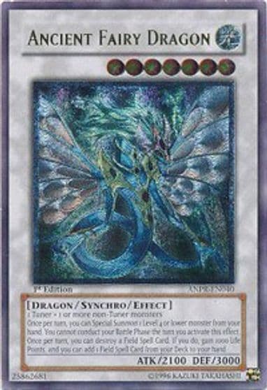 Ancient Fairy Dragon UTR Ancient Prophecy Yu-Gi-Oh! card