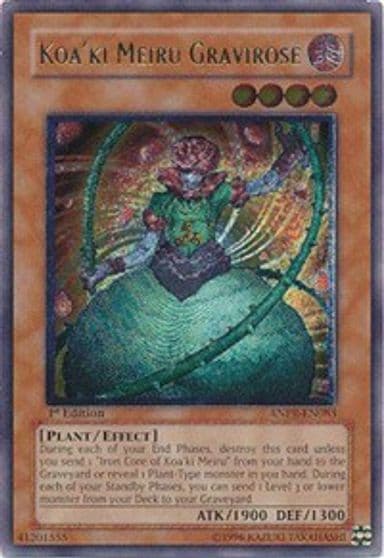 Koaki Meiru Gravirose UTR Ancient Prophecy Yu-Gi-Oh! card