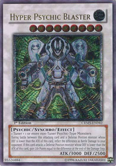 Hyper Psychic Blaster UTR Crimson Crisis Yu-Gi-Oh! card