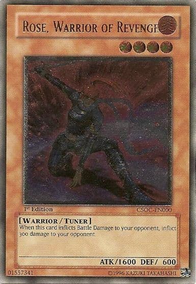 Rose Warrior of Revenge UTR Crossroads of Chaos Yu-Gi-Oh! card